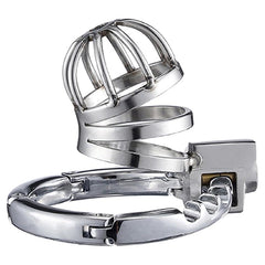 BDStyle Stainless Steel Adjustable Mens Chastity Cage - - Male Chastity