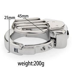 BDStyle Plate Cage Male Chastity Device With Adjustable Ring - - Male Chastity