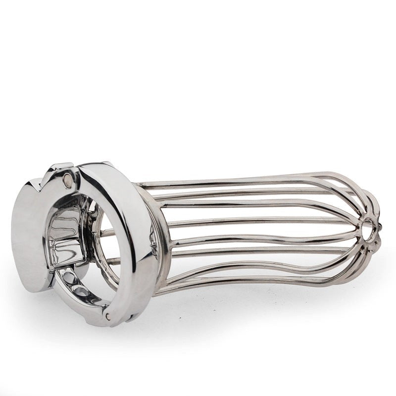 BDStyle Bird Cage Male Chastity Device With Adjustable Ring - - Male Chastity