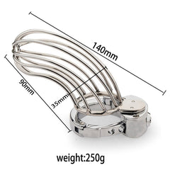 BDStyle Bird Cage Male Chastity Device With Adjustable Ring - - Male Chastity