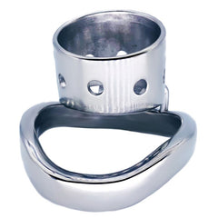 BDStyle Bent Ring Cylindrical Short Male Chastity Lock - - Male Chastity
