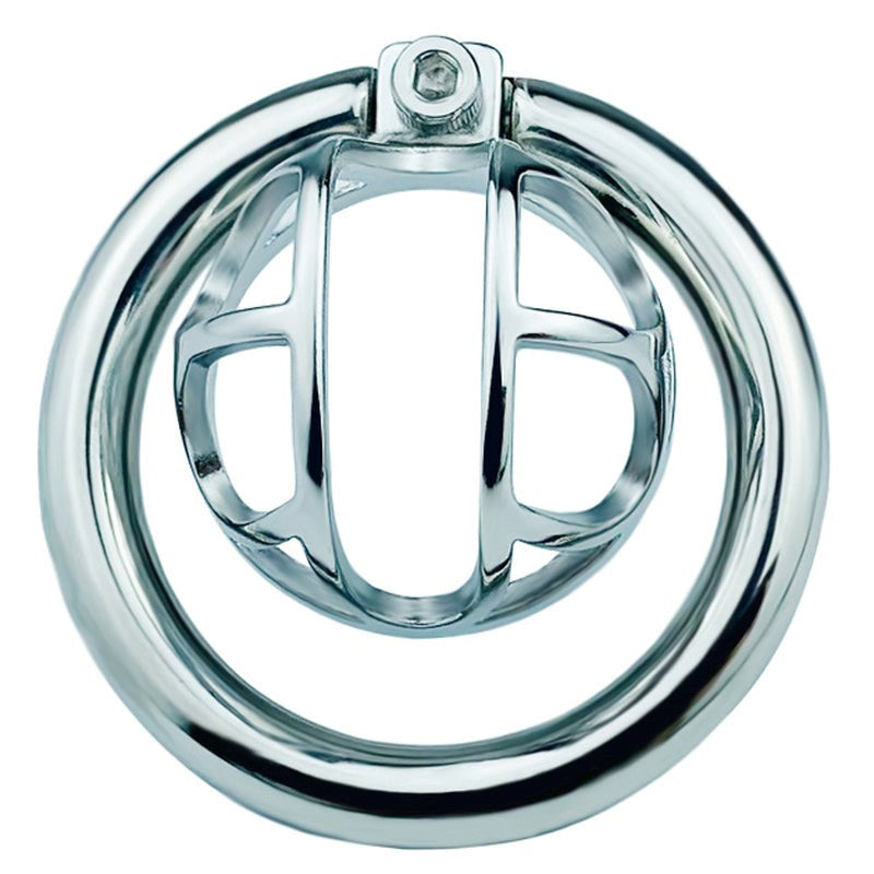 BDStyle Hex Screw Steel Mens Cock Cage - - Male Chastity
