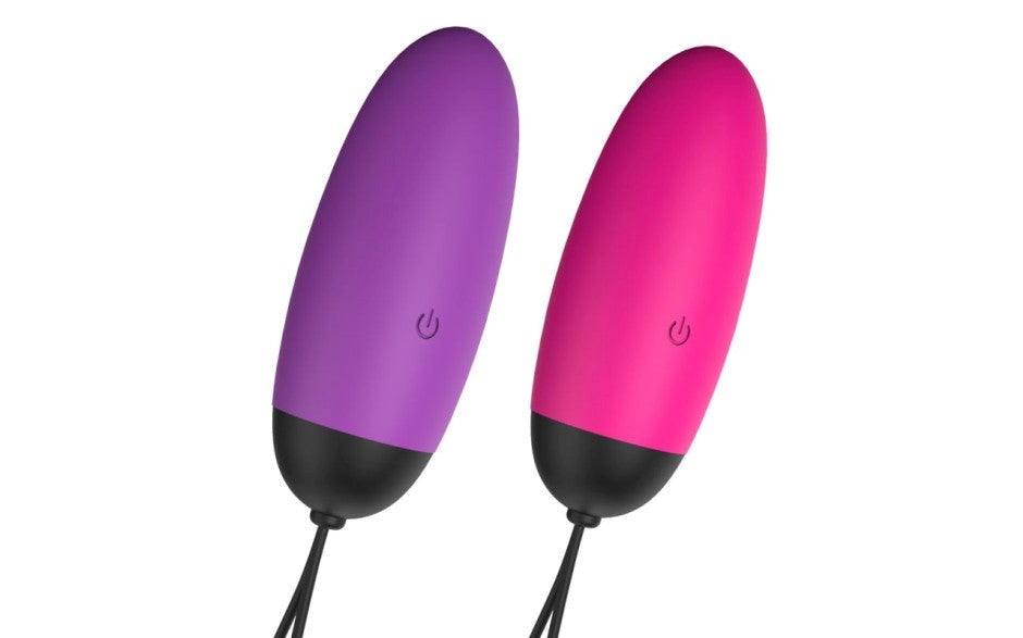 S Hande Ada 9 Function Vibrating Love Egg Purple USB Rechargeable Sex Toy - - Love Eggs and Kegel Exercisers
