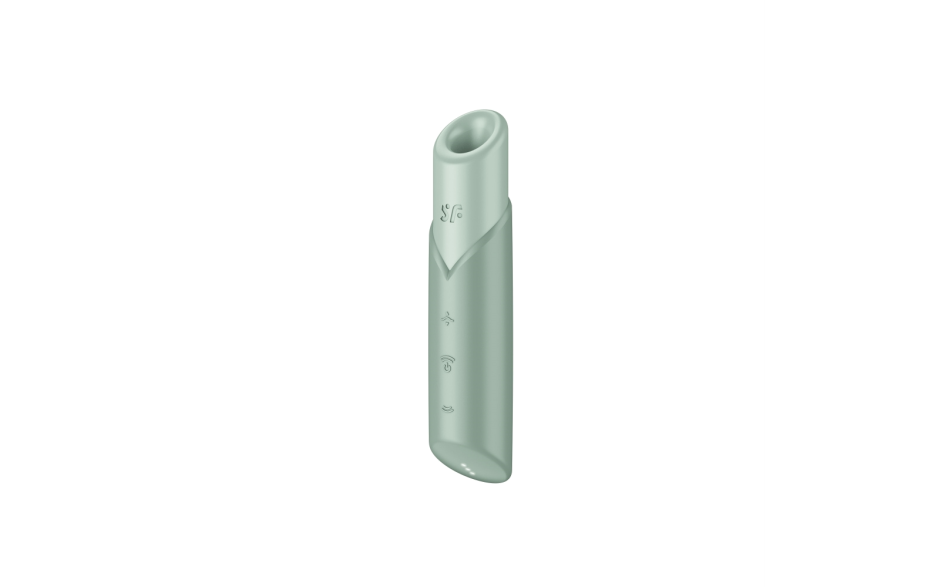 Satisfyer Naughty Kiss Rechargeable Air Pulse Clitoral Massager - - Clit Ticklers and Pulsators