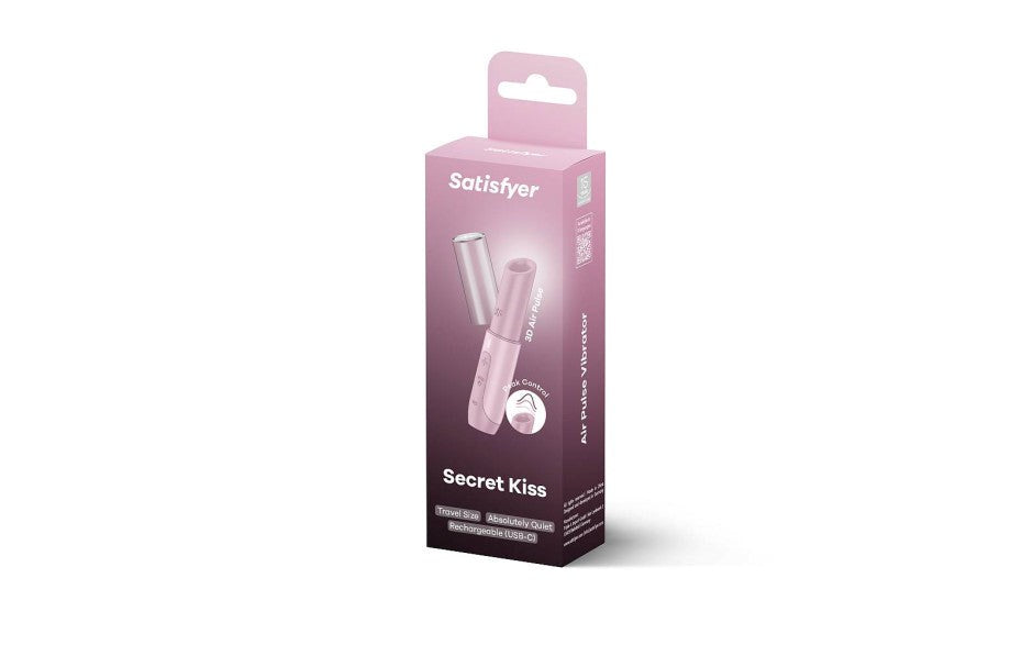 Satisfyer Secret Kiss Air Wave Multi Function Clitoral Vibrator - - Clit Ticklers and Pulsators