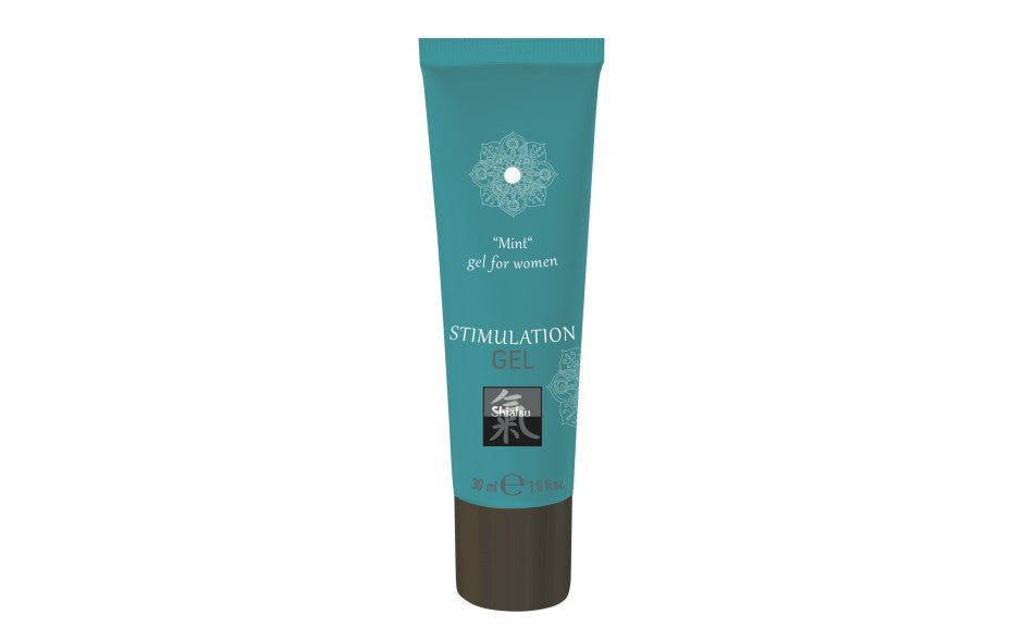 Hot Ero Shiatsu Clitoral Stimulation Gel Mint 30ml Enhanced Arousal - - Massage Oils and Lubricants