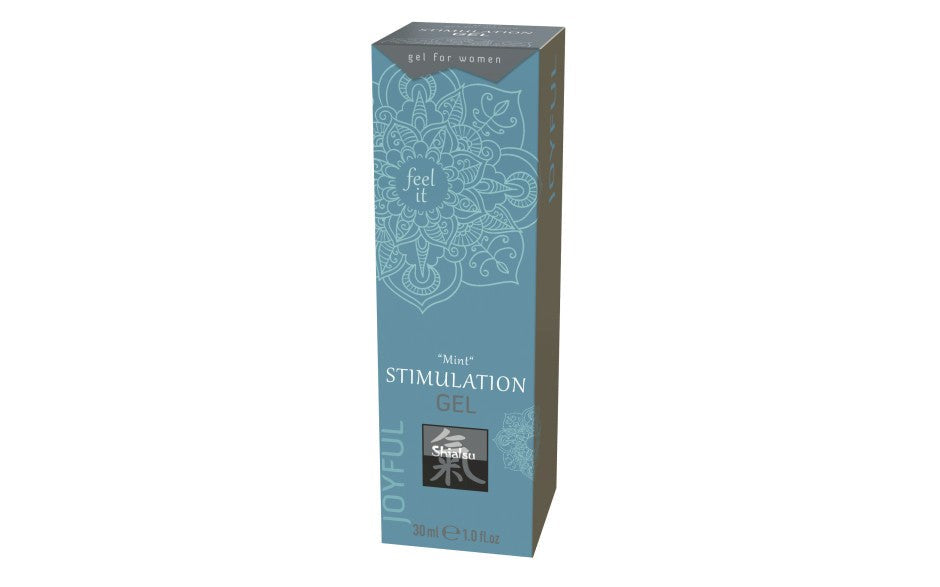 Hot Ero Shiatsu Clitoral Stimulation Gel Mint 30ml Enhanced Arousal - - Massage Oils and Lubricants