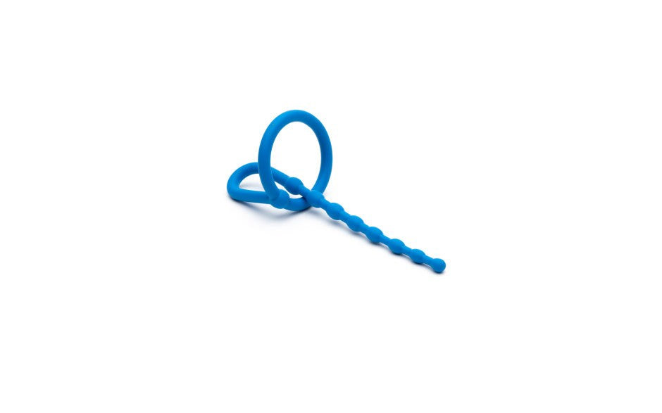 Sport Fucker Dipstick Silicone Penis Plug Blue Urethral Stimulation - - Penis Plugs