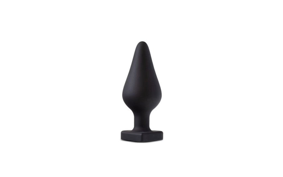Temptasia Spank Me Silicone Butt Plug Black - - Butt Plugs