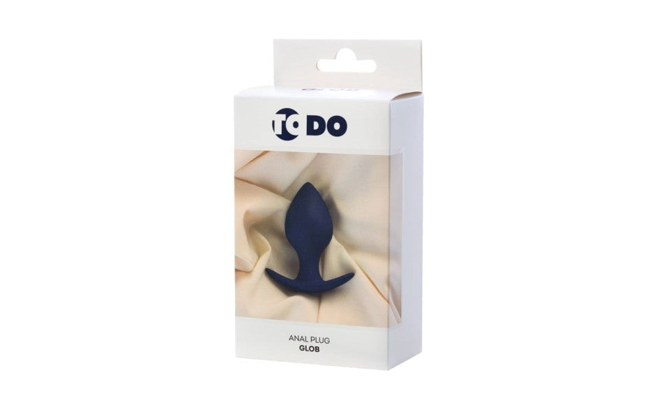 ToDo Glob Waterproof Silicone Anal Plug with Rolling Ball Movement - - Butt Plugs