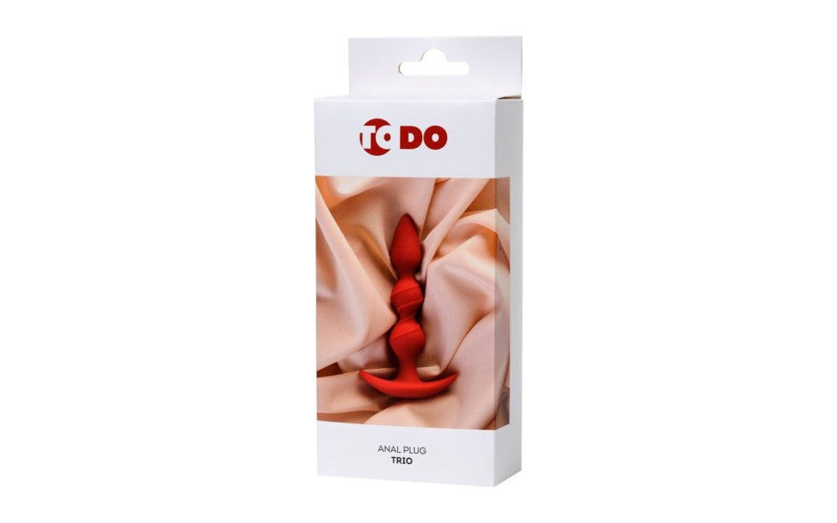 ToDo Three Balls Silicone Anal Plug Trio Progressive Anal Stimulation - - Butt Plugs