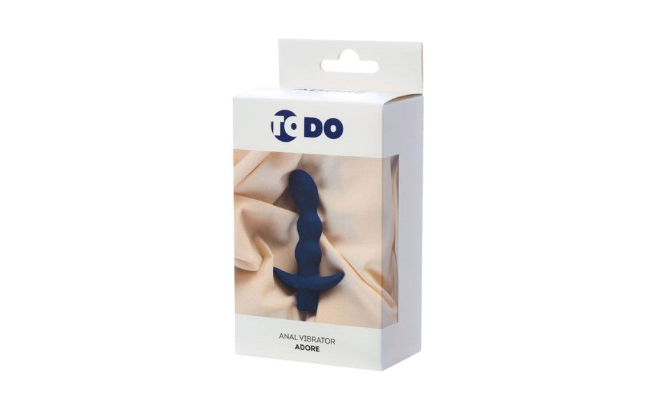 ToDo Adore 7 Function Anal Vibrator with Curved Tip Design - - Anal Vibrators