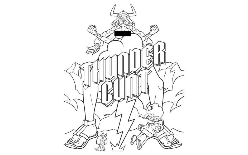 Wood Rocket Suck My Crayon Swear Word Adult Colouring Book Premium Format - - Party Gifts and Novelties