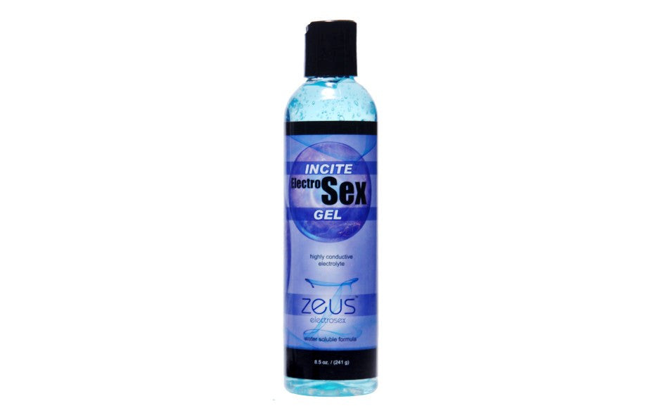 XR Brands Zeus Incite Electrosex Gel 251ml Premium Conductive Enhancement - - Water Based Lubes