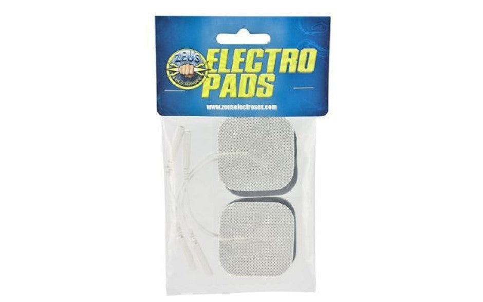XR Brands Zeus Higher Grade Electro Pads 4 Pack Advanced Conductivity - - Electro Sex