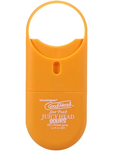 Doc Johnson GoodHead Juicy Head Dry Mouth Spray To Go 9ml Sour Blue Raspberry - - Delay and Excite Sprays