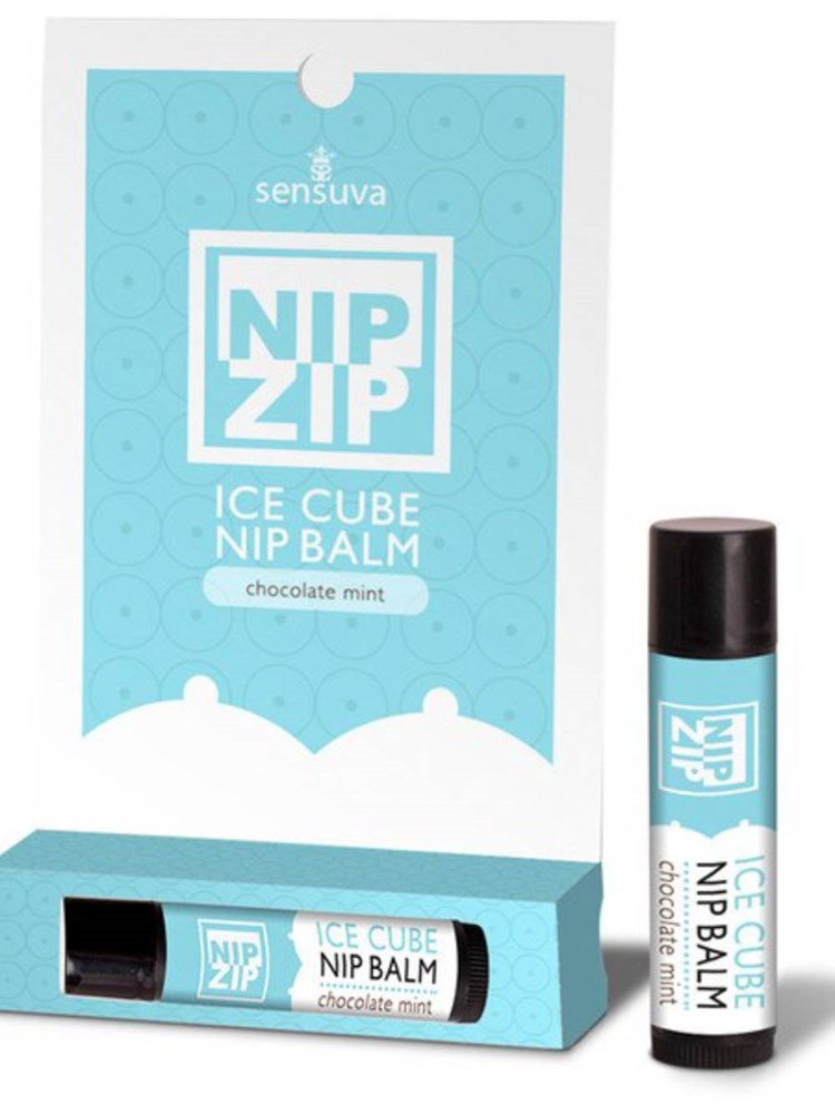 Sensuva On Nip Zip Ice Cube All Natural Nipple Balm Creates Cold Sensation - - Delay and Excite Sprays