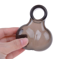 BDStyle Soft Scrotum Erection Enhancer Penis Sleeve - - Ball and Cock Toys