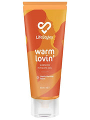 Lifestyles Warm Lovin Warming Intimate Gel 80ml - - Delay and Excite Sprays