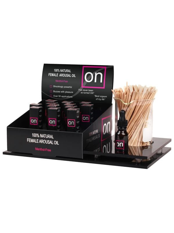 Sensuva On Original Arousal Oil 5ml 12 Piece Tester Display for Enhanced Sensation - - Massage Oils and Lubricants