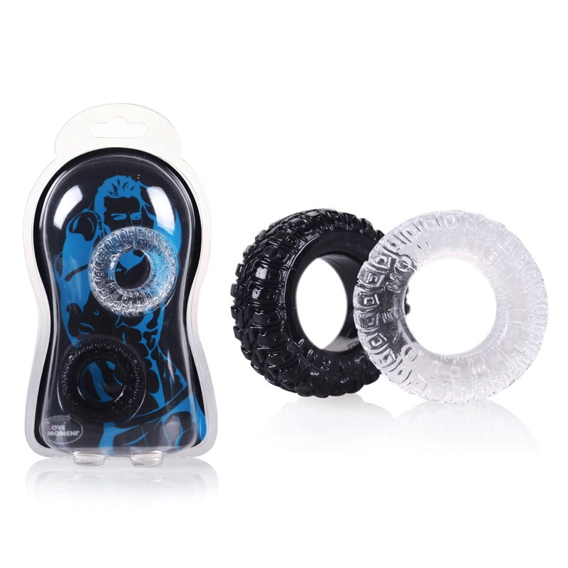 BDStyle Wheel Different Hardness Mens Cock Ring - - Cock Ring Sets