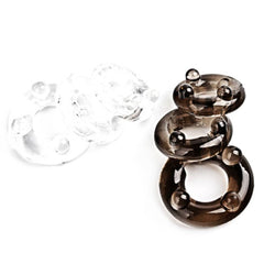 BDStyle Joker Erection Enhancer Mens Cock Rings Set - - Cock Ring Sets