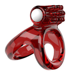BDStyle Soft Lock Vibrating Penis Sleeve Ring - - Vibrating Cock Rings