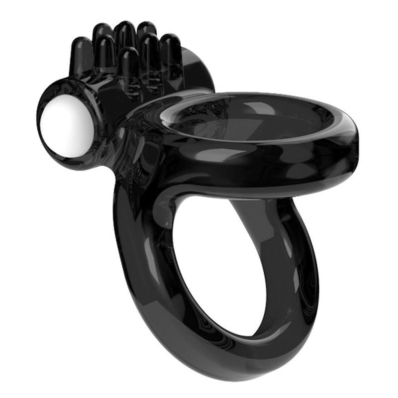 BDStyle Soft Lock Vibrating Penis Sleeve Ring - - Vibrating Cock Rings