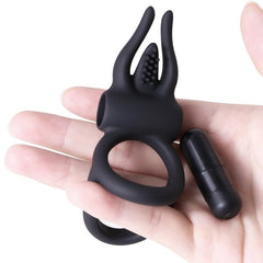 BDStyle Multi Functions Cock Ring With Vibrating Clit Stimulator - - Vibrating Cock Rings