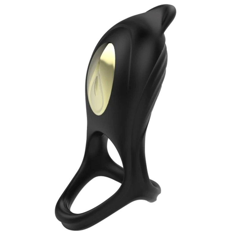 BDStyle 5 Functions Penis Ring Vibrator With Sucking Functions - - Vibrating Cock Rings