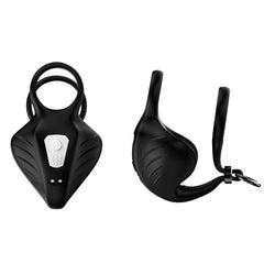 BDStyle Manta Ray 9 Functions Scrotum Vibrator - - Vibrating Cock Rings