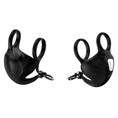 BDStyle Manta Ray 9 Functions Scrotum Vibrator - - Vibrating Cock Rings