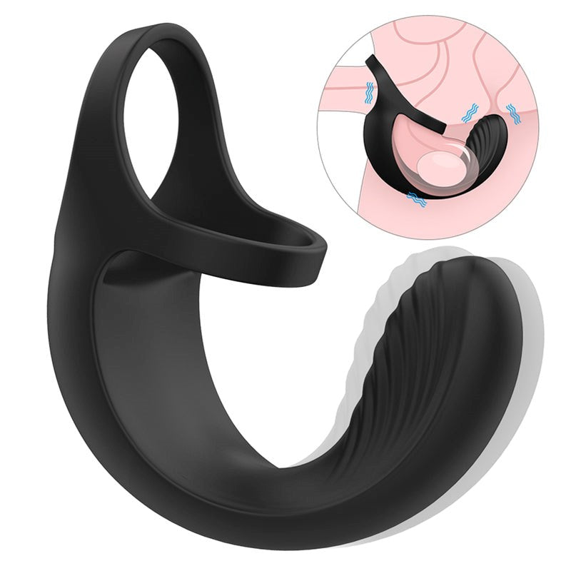 S Hande Gorman 9 Functions Vibrating Mens Cock Ring Premium Adult Sex Toy - - Vibrating Cock Rings