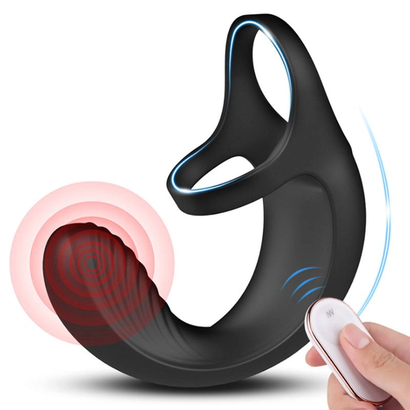 S Hande Gorman 9 Functions Vibrating Mens Cock Ring Premium Adult Sex Toy - - Vibrating Cock Rings