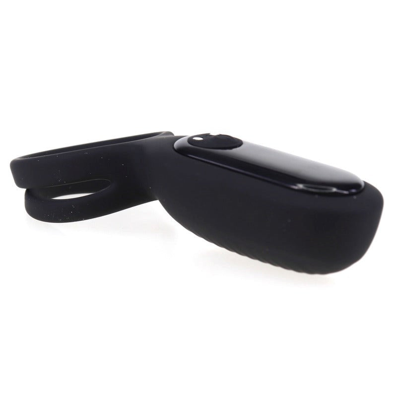 S Hande Squidward 9 Frequency Vibration Cock Ring Black with 9 Vibration Patterns - - Vibrating Cock Rings