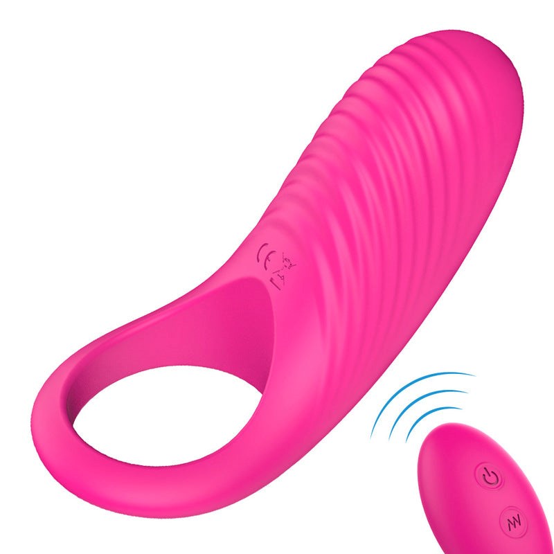 S Hande Himan Male Vibration Cock Ring Rose Wireless Control - - Vibrating Cock Rings