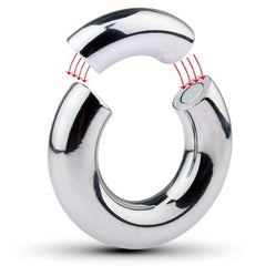 BDStyle Magnetize Stainless Steel Magnetic Mens Cock Ring - - Steel Cock Rings