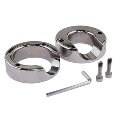 BDStyle Master Series Stainless Steel Male Penis Trap - - Steel Cock Rings