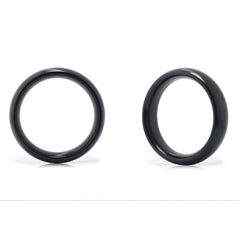 BDStyle Aluminum6 Round Erection Enhancer Cock Ring Medium - - Steel Cock Rings