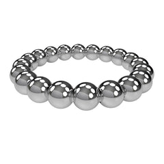 BDStyle Meridian Stainless Steel Mens Beaded Cock Rings - - Steel Cock Rings