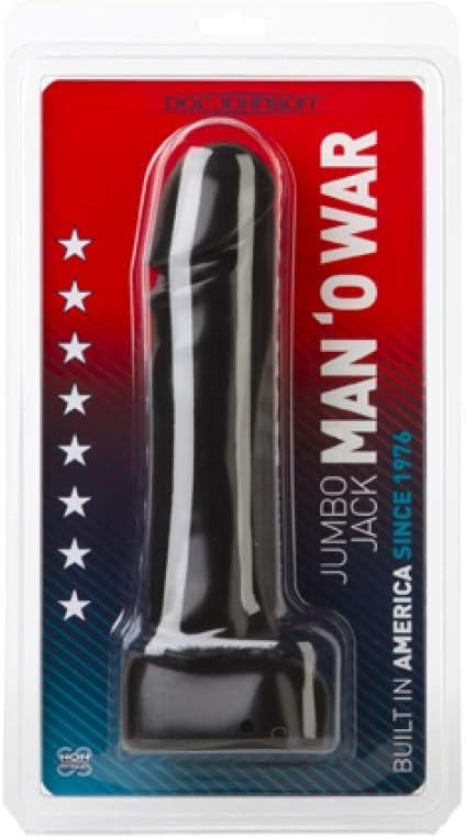 Doc Johnson Jumbo Jack Man'o War Realistic Dildo - - Realistic Dildos