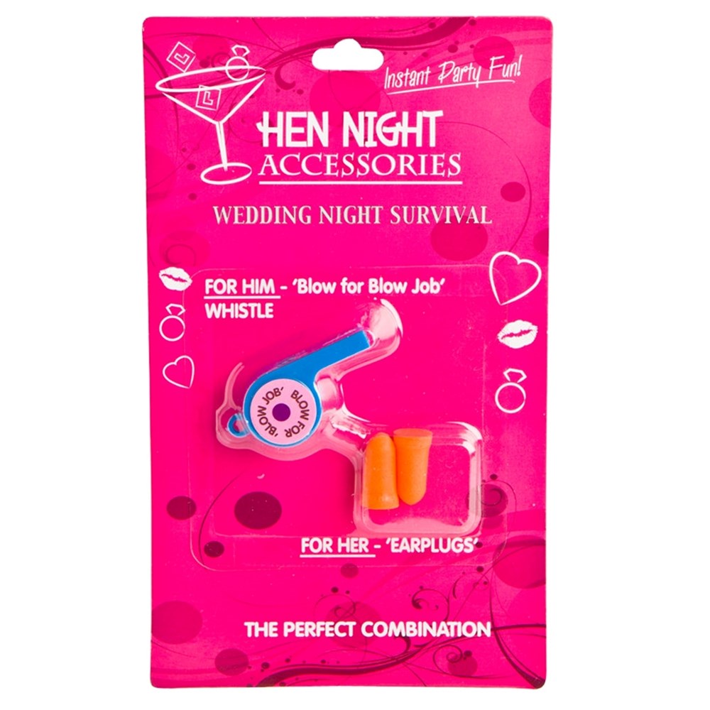 Seven Creations Hen Night FOR HIM Blow For Blow Job Whistle Party Accessory - - Party Gifts and Novelties