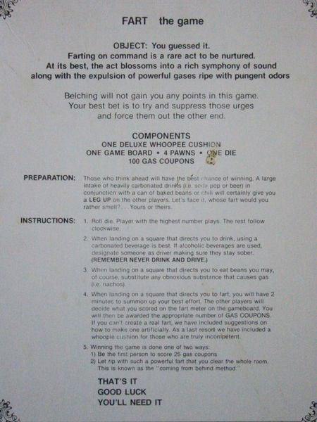 Kheper Games Fart The Game Adult Board Game - - Sex Games, Coupons and Tricks