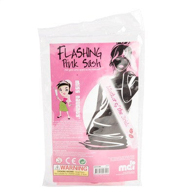 MDI Australia MDI Pink Flashing Mother Of The Bride Sash Premium Silk - - Party Gifts and Novelties