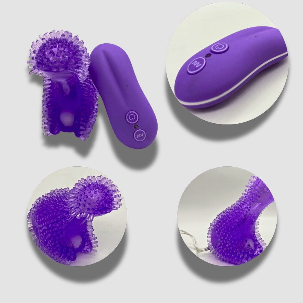 Sinner Gear Sinner Shaggy Honey G Spot Vibrator Purple Ten Vibration Modes - - G-Spot Vibrators