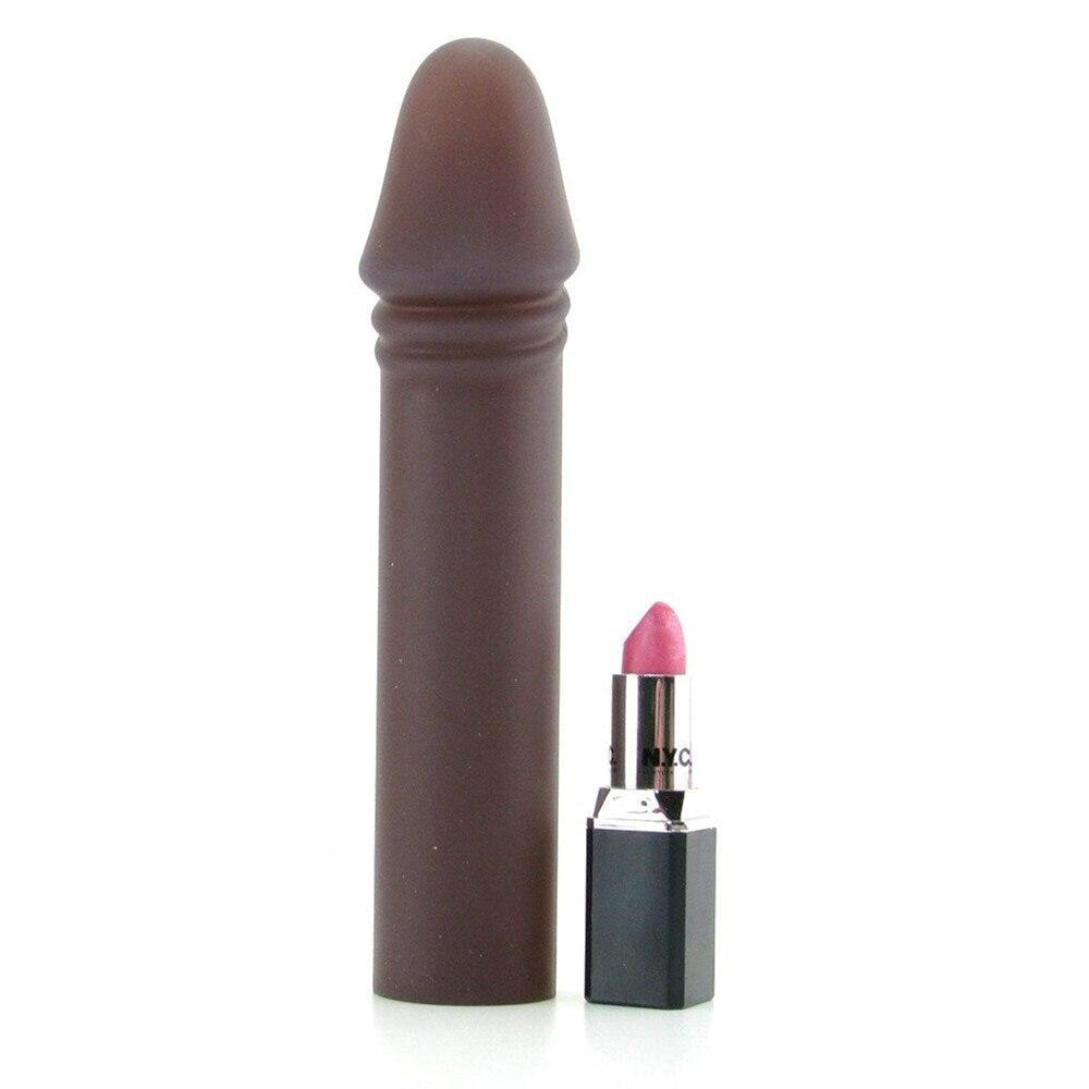 NS Novelties Chic Pleasures Realistic Silicone Dildo in Charcoal Premium - - Realistic Dildos