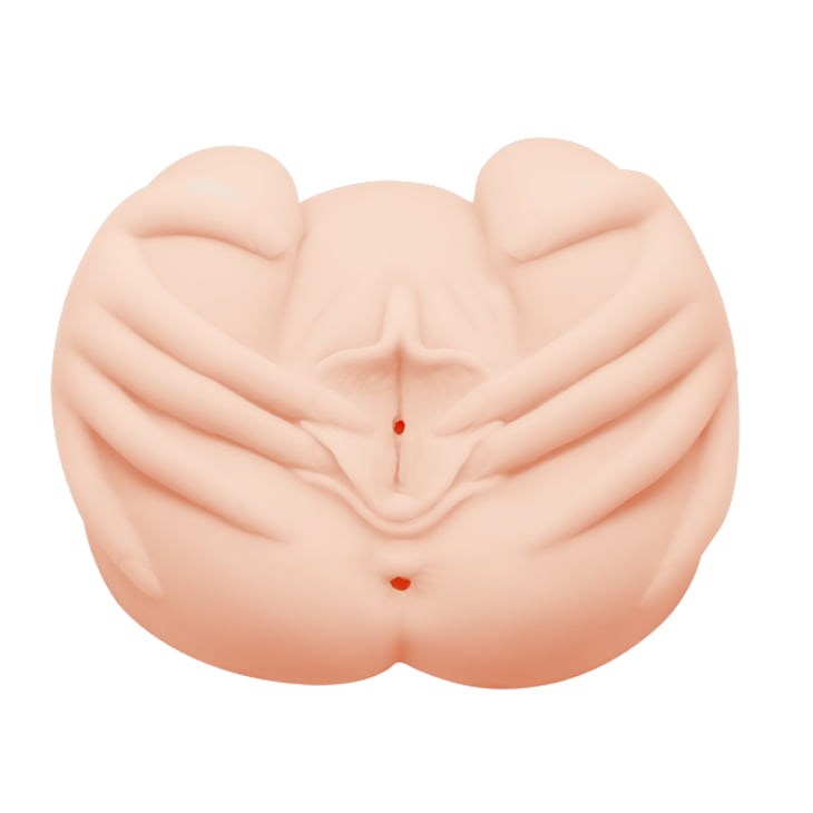 Crazy Bull Hands On Realistic Vagina And Ass Vibrating Masturbator - - Masturbators and Strokers