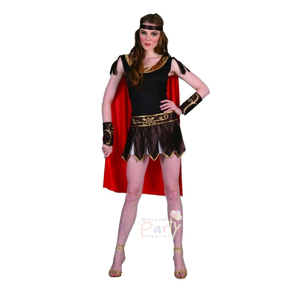 Leg Avenue Warrior Ladies 3 piece Princess Costume Complete Set - - Fancy Dress Ups