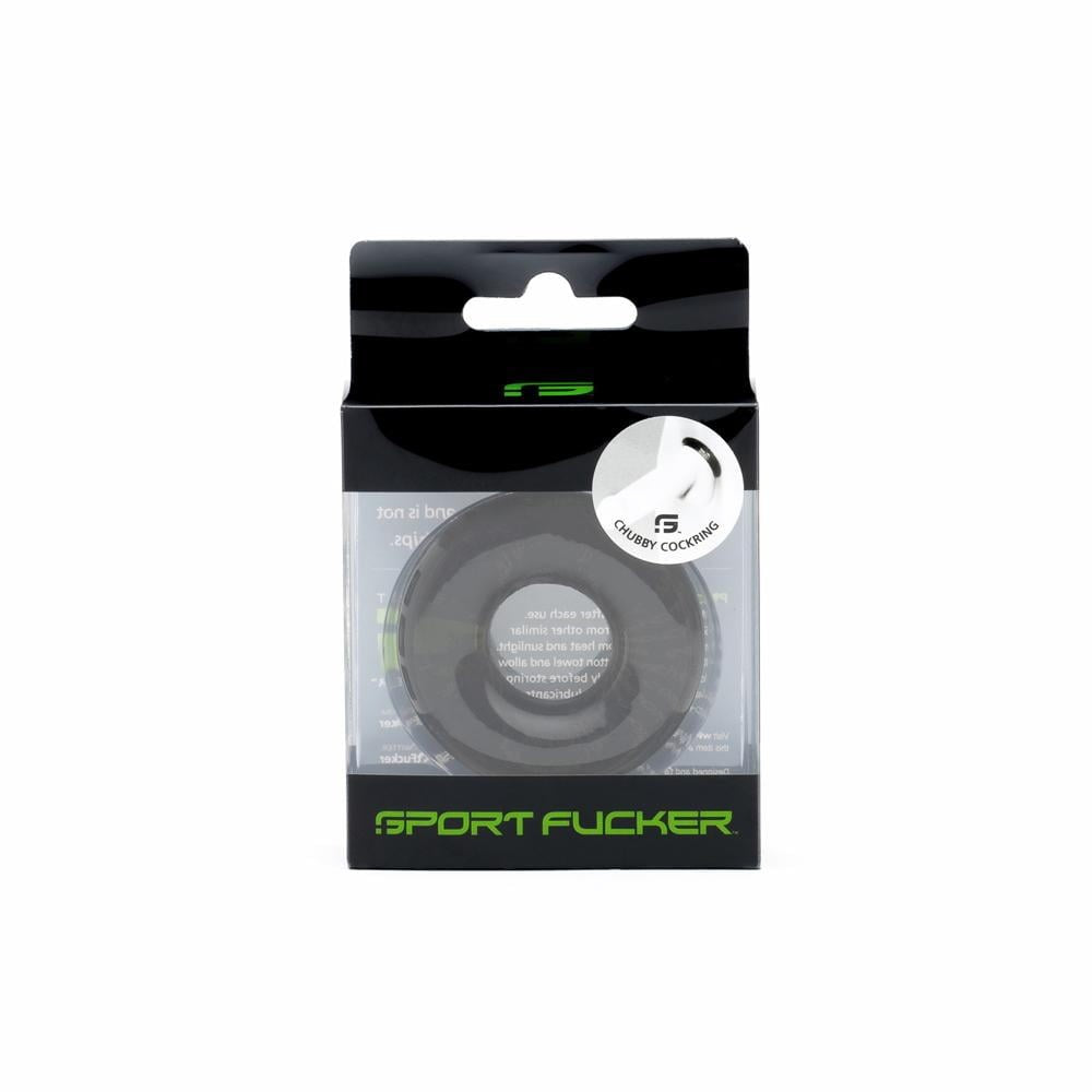 Sport Fucker Chubby Rubber Stretchy Cock Ring Premium TPR Silicone Blend - - Stretchy Cock Rings