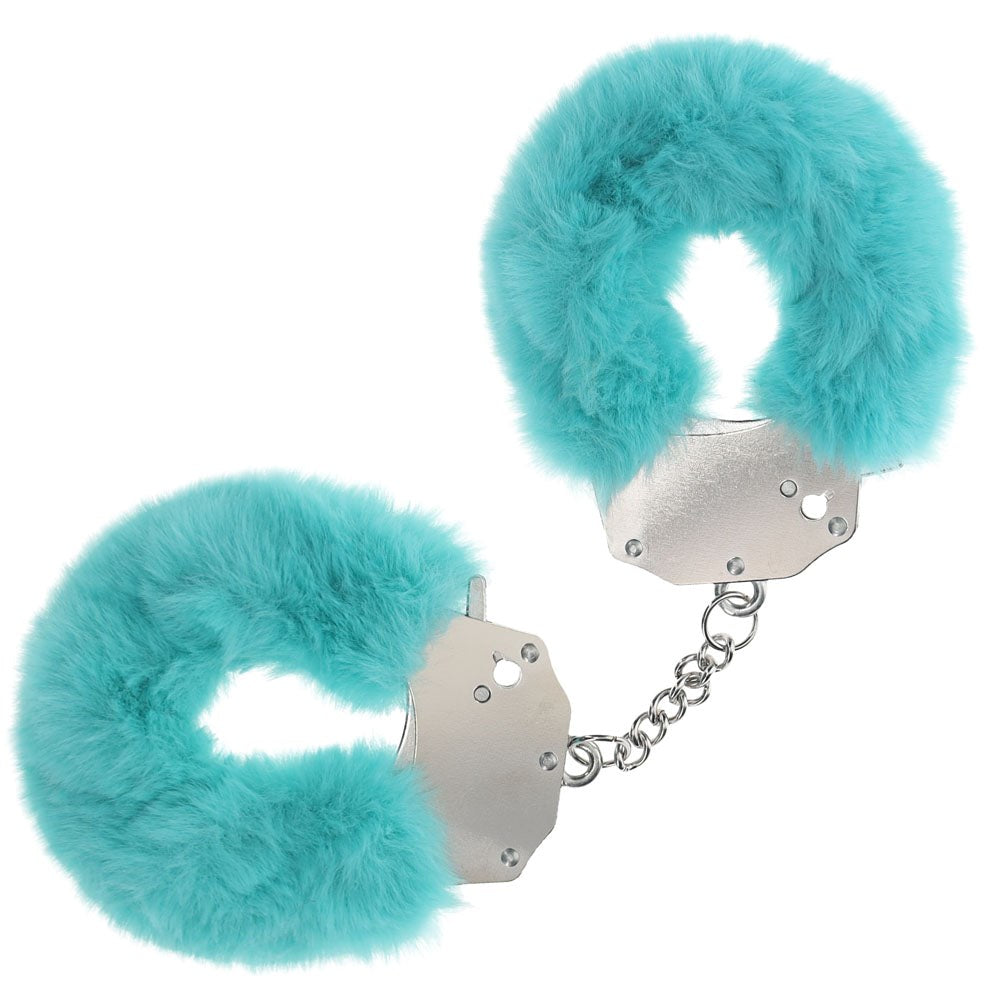 Shots Toys OUCH! Heavy Duty Fluffy Bondage Handcuffs with Comfort Padding - - Cuffs And Restraints